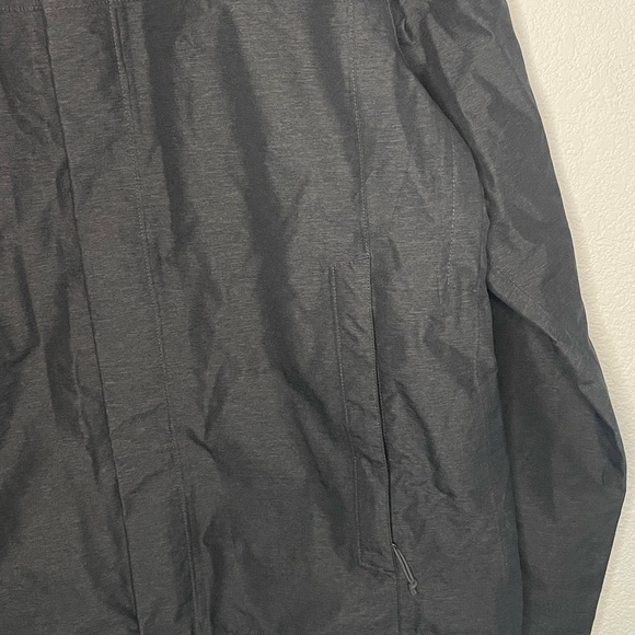 The North Face coat raincoat Men's sz medium Charcoal - Picture 3 of 5